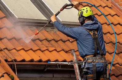 Démoussage et hydrofuge de toiture à Lanrivain